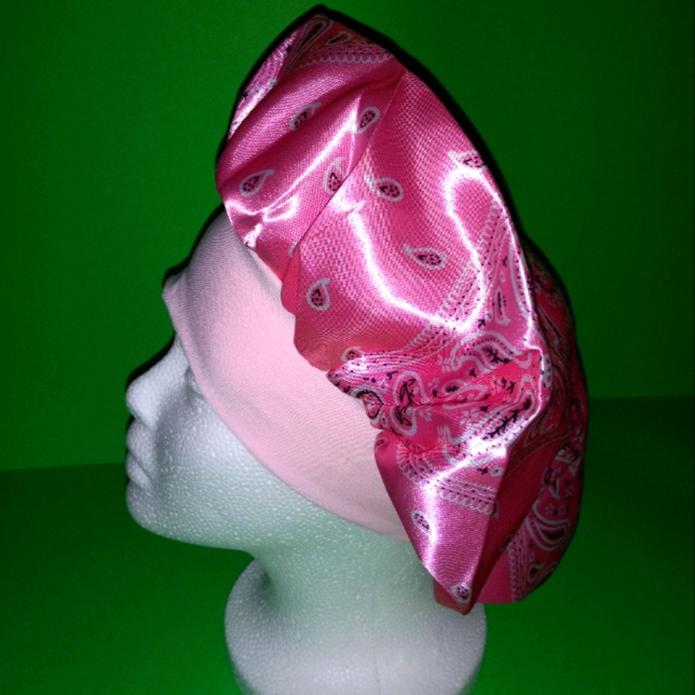 NWT PINK BONNET - Picture 4 of 4